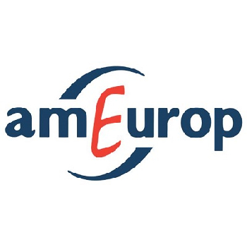 Ameurop Brand Logo - reference to various translation work. Spanish-Portuguese translations by Joana Vicente.