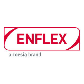 Enflex Brand Logo - reference to Spanish-Portuguese Translations by Joana Vicente.