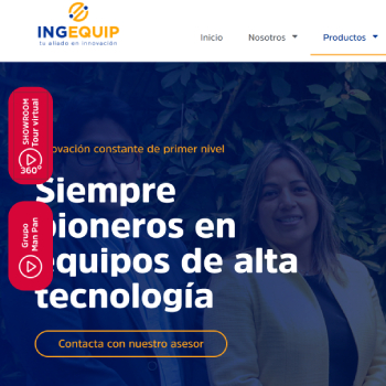 Ingequip Company Page - reference to translation work for catalogs and website. Portuguese teacher for basic, intermediate, and advanced levels for employees of this Seville-based company. Spanish-Portuguese translations and training by Joana Vicente.