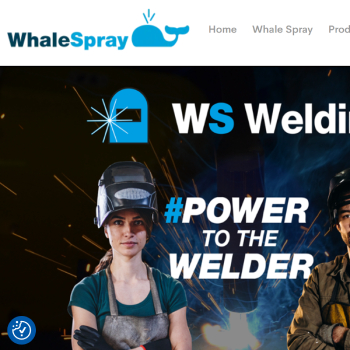 Whale Spray Company Page (Aerosol solutions for industrial maintenance) - reference to various translation work. Spanish-Portuguese translations by Joana Vicente.