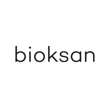 An image of the Bioksan logo with a reference to translation work on their products, translated from Spanish to Portuguese by Joana Vicente.