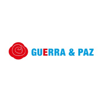 Logo Image of Editorial Generalist Publisher Guerra e Paz - reference to the colaboration . Spanish-Portuguese translations by Joana Vicente.